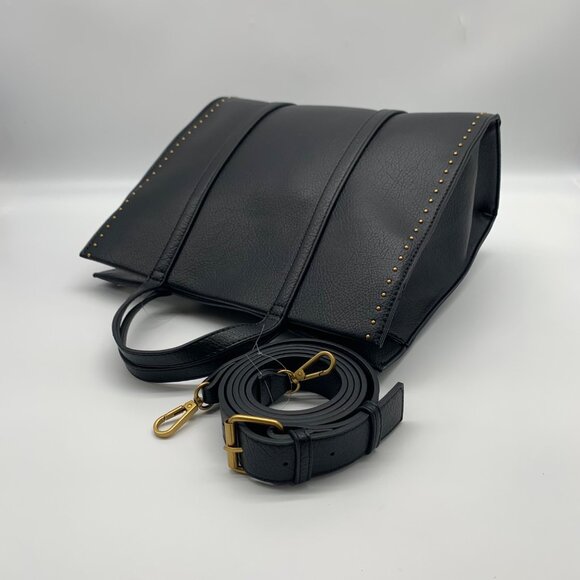Style & Co Black Medium Boxy Tote - Picture 11 of 12